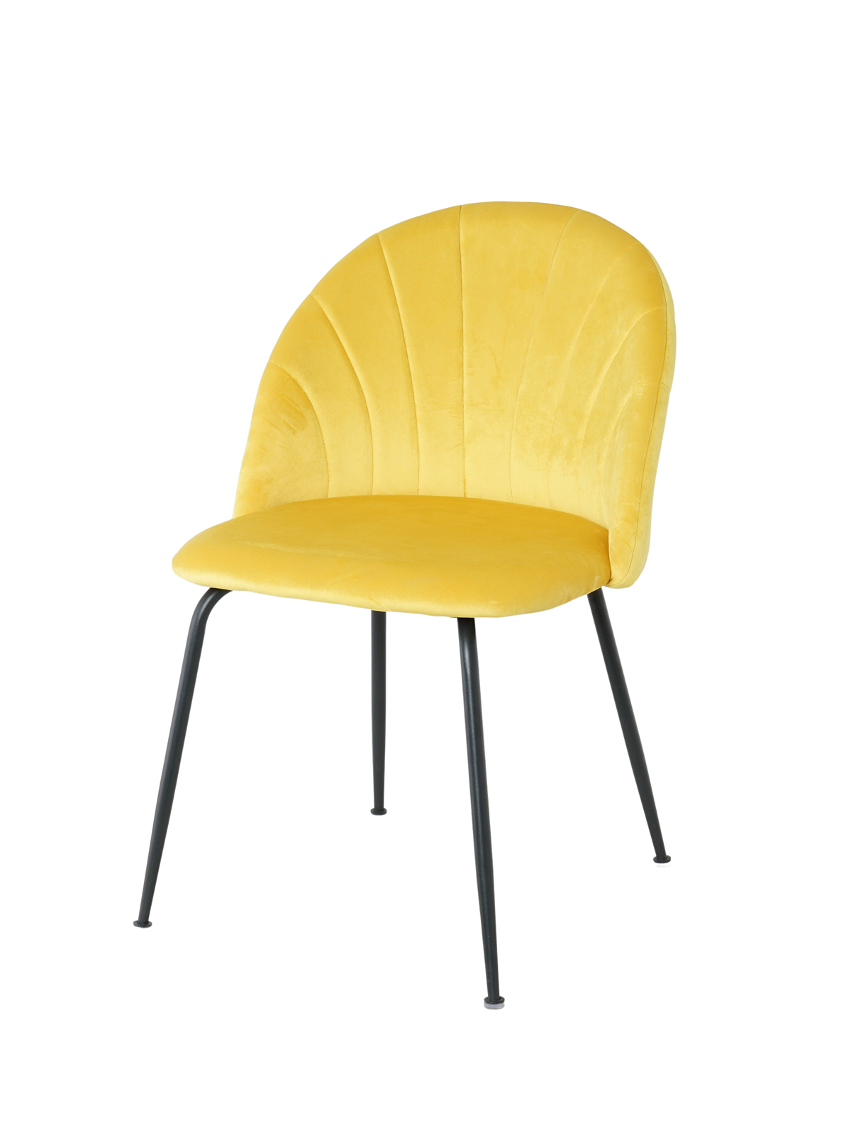 Round Back Dining Chair - Yellow