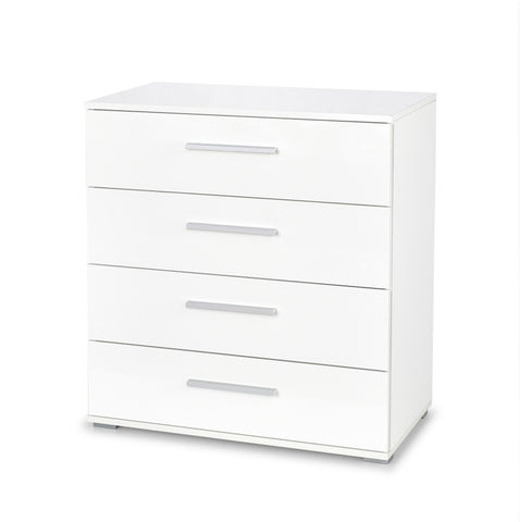 Chest - 4 Drawers (White Gloss)