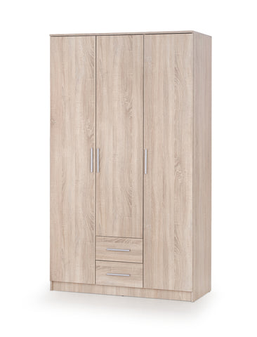 Wardrobe - 3 Door (Oak)