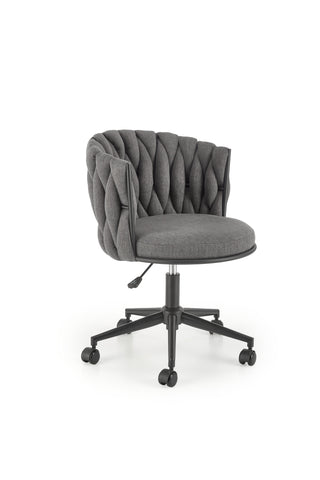 Fabric Statement Armchair (Adjustable Height) - Grey