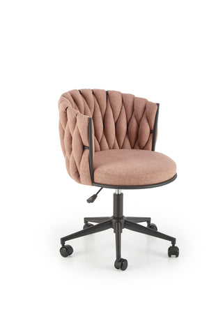 Fabric Statement Armchair (Adjustable Height) - Pink