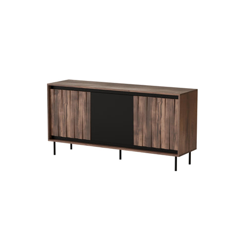 Walnut/Black Sideboard