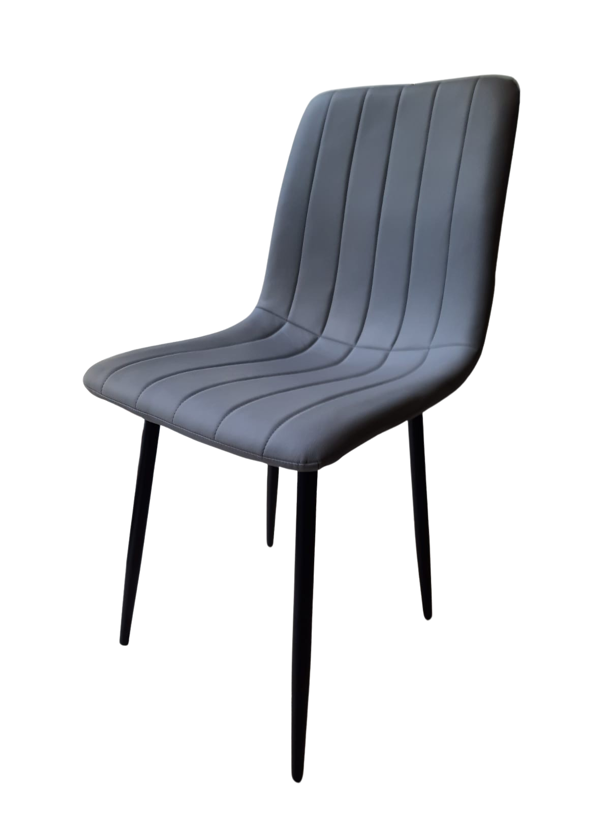 PU Leather Dining Chair - Grey