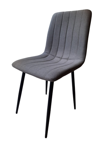 Linen Dining Chair - Light Grey