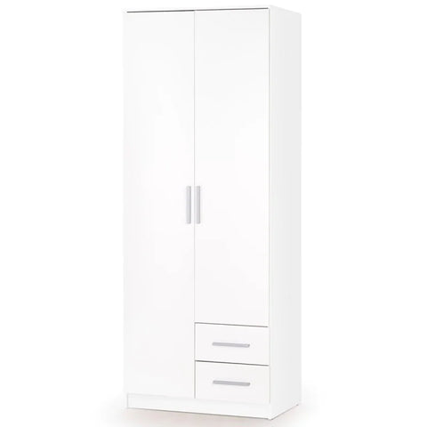 Wardrobe - 2 Door (White Gloss)