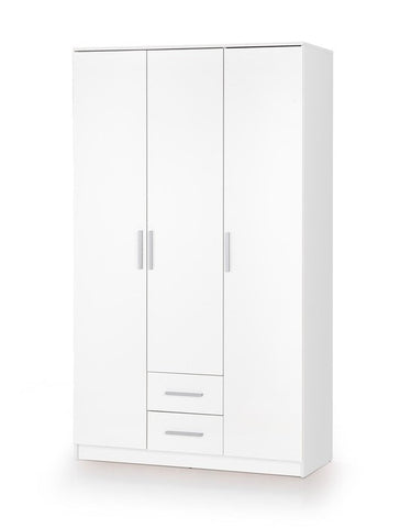 Wardrobe - 3 Door (White Gloss)